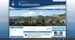 Desktop Screenshot of comune.piandimeleto.pu.it